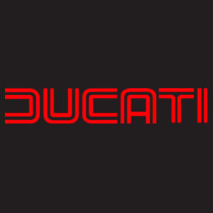 Classic Ducati Line Logo - Patch Beanie  Design