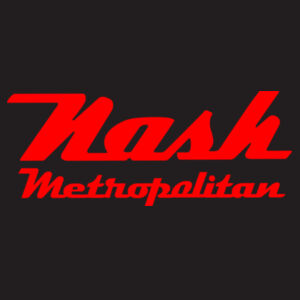 Retro Vintage Nash Metropolitan Great Classic British Motoring Logo Design