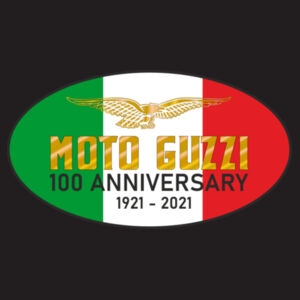 Moto Guzzi Motorcycle 100 Anniversary Celebration - Patch Beanie  Design