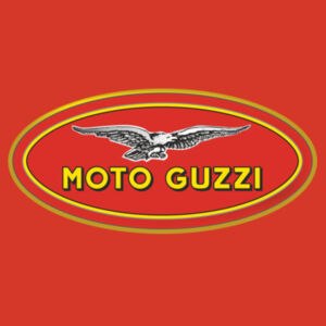 Classic Moto Guzzi Oval Logo - Patch Beanie  Design