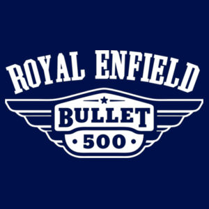 Vintage Classic English Marque Royal Enfield Bullet 350 - Patch Beanie  Design