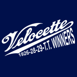 Vintage Velocette Motorcycle Isle of Man TT Winners - Patch Beanie  Design