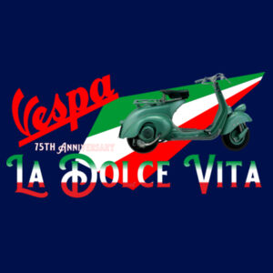 Classic Italian Vespa 100 Anniversary Celebration - Patch Beanie  3 Design