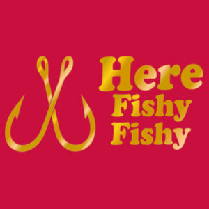 Funny Fishing Angling Here Fishy Fishy - Pom pom beanie 2 Design