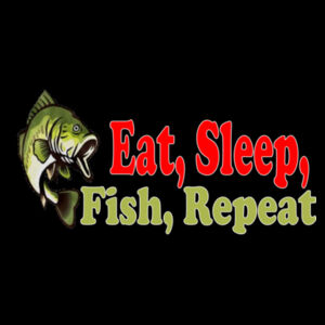 Funny Humorous Fishing Angling Eat Fish Sleep Repeat - Pom pom beanie 2 Design