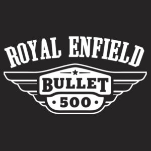 Retro Classic Great British Royal Enfield Bullet 500 Motorcycle Logo - AWDis College Hoodie Design