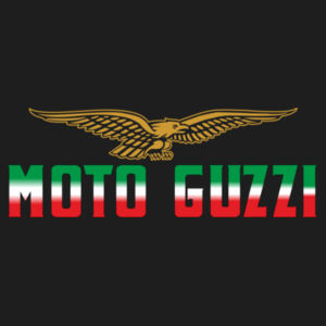 Retro Vintage Motor Guzzi Flag Colours Eagle Logo - Patch Snapback Cap Design