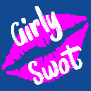 Funny Humorous Girly Swot - Snowstar Patch Pom pom beanie Design
